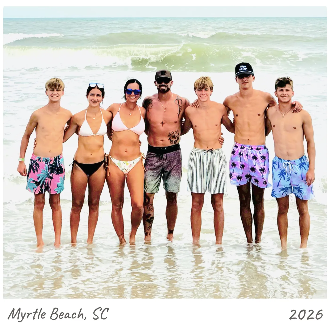 The family at Myrtle Beach